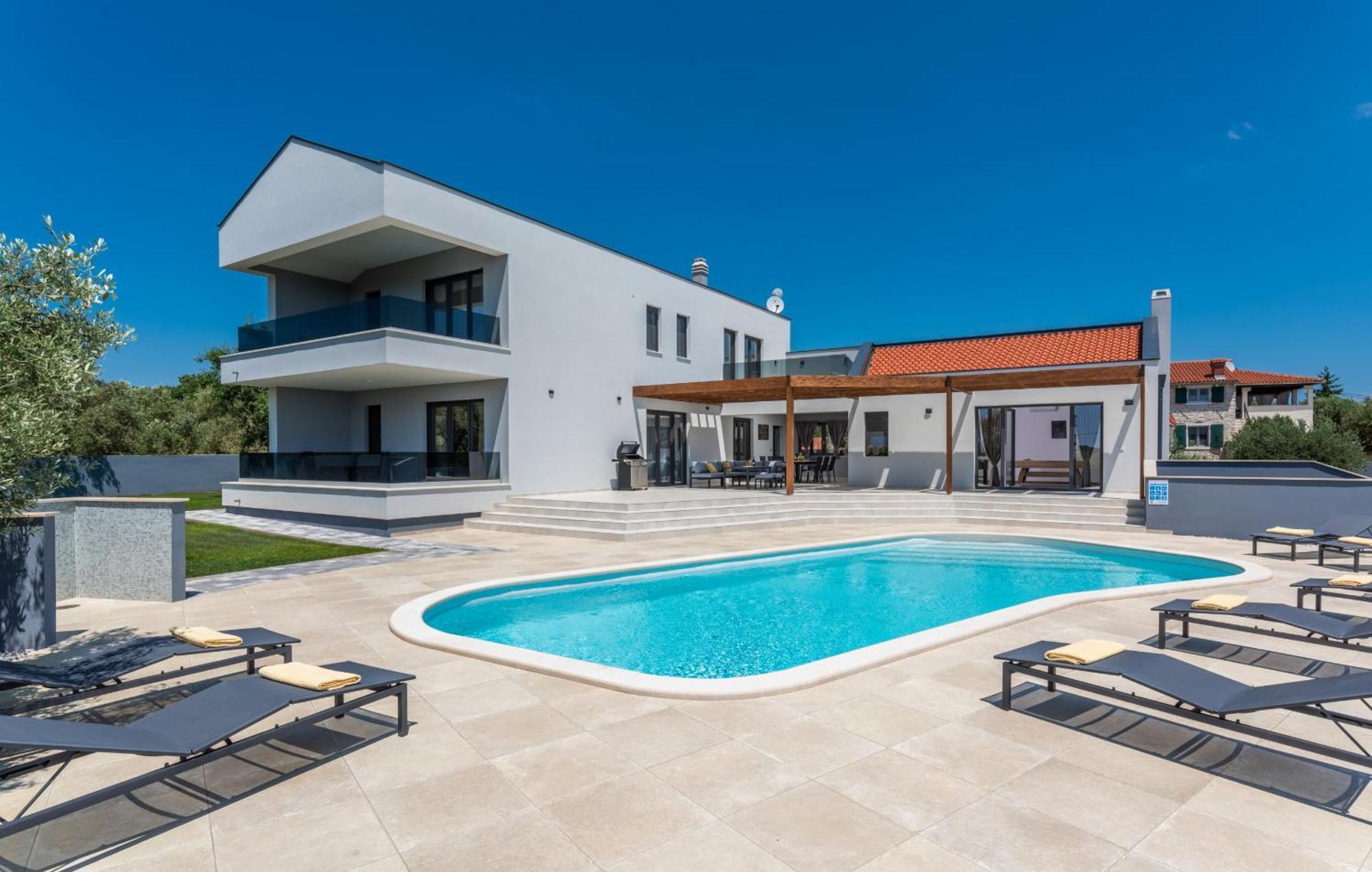 Villa Posidonia Near Pula With Sea View And Surrounded By Olive Trees Krnica Dış mekan fotoğraf